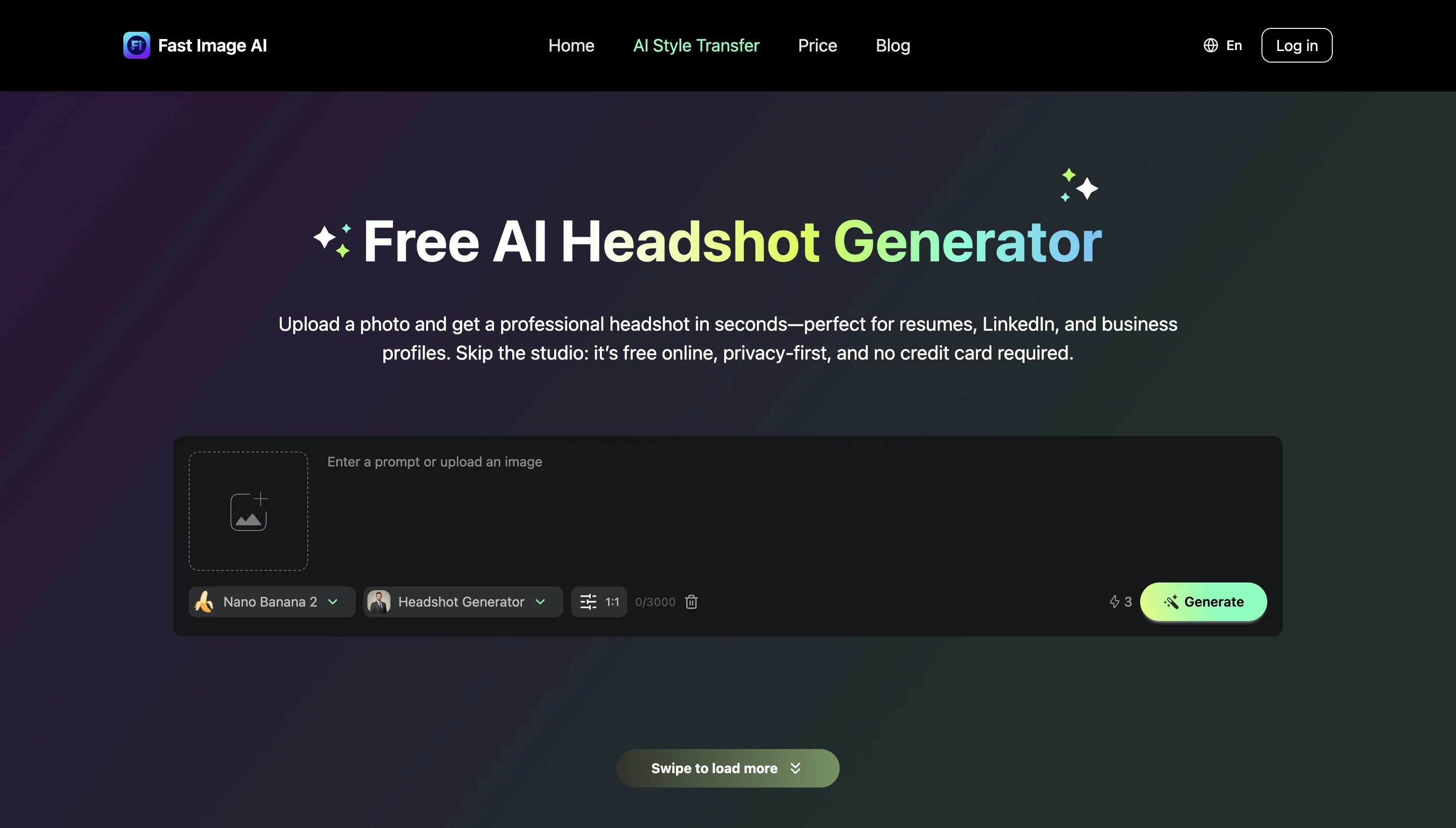Free AI Headshot Generator
